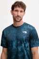 T-shirt προπόνησης The North Face 24/7 τιρκουάζ NF0A8DZDEHF1