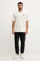 Bavlněné tričko The North Face Connect Relaxed NF0A8E3YQLI1 béžová AW25