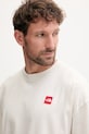 Βαμβακερό μπλουζάκι The North Face Redbox μπεζ NF0A8EG5QLI1