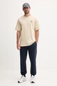 Βαμβακερό μπλουζάκι The North Face Connected Relaxed NF0A8EGW3X41 μπεζ AW25