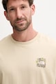 The North Face t-shirt bawełniany Connected Relaxed beżowy NF0A8EGW3X41