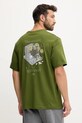 Oblačila Bombažna kratka majica The North Face Connected Relaxed NF0A8EGWBRI1 zelena