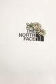 Bavlněné tričko The North Face Flower Dome NF0A8EGXQLI1 béžová