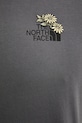 The North Face t-shirt bawełniany Flower Dome NF0A8EGXRHI1 szary