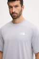 The North Face tricou din bumbac albastru NF0A8F2GBOB1