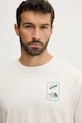 The North Face tricou din bumbac No Signal bej NF0A8F2MQLI1