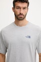 The North Face tricou gri NF0A8F2PDYX1