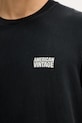 American Vintage tricou din bumbac MYKO02C negru