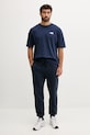 The North Face t-shirt bawełniany Essential NF0A87NR8K21 granatowy AW25