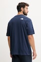 Odzież The North Face t-shirt bawełniany Essential NF0A87NR8K21 granatowy