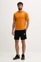 Μπλουζάκι προπόνησης The North Face 24/7 NF0A894BBRO1 πορτοκαλί AW25