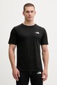 The North Face t-shirt treningowy Mountain Athletics Tape regular czarny NF0A8DY9JK31