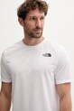 The North Face t-shirt treningowy Multiple Placement biały NF0A8E1BFN41