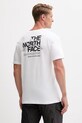 Odzież The North Face t-shirt bawełniany Mountain Sketch NF0A8EE8FN41 biały