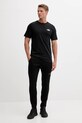 Bombažna kratka majica The North Face Mountain Sketch NF0A8EE8JK31 črna AW25