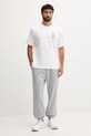 The North Face tricou din bumbac NF0A8F2RFN41 bej AW25