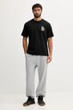 The North Face t-shirt bawełniany NF0A8F2RJK31 czarny AW25