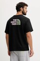 Odzież The North Face t-shirt bawełniany NF0A8F2RJK31 czarny