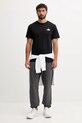 The North Face t-shirt bawełniany NF0A8F65JK31 czarny AW25