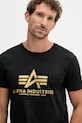 Odjeća Pamučna majica Alpha Industries 100501CB.365 crna
