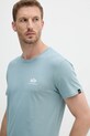 Alpha Industries tricou din bumbac albastru 188505.134