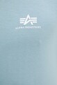 Alpha Industries tricou din bumbac 188505.134 albastru