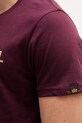 Alpha Industries tricou din bumbac burgundia 188505.608