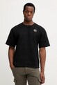Odzież Alpha Industries t-shirt bawełniany 258502.03 czarny