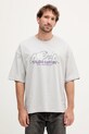 Alpha Industries t-shirt bawełniany nadruk szary 156551.666