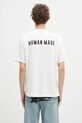 Odzież Human Made t-shirt bawełniany HM29TE005 biały