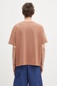 Odzież Sky High Farm t-shirt bawełniany Eri SHF07T032 brązowy