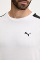 Βαμβακερό μπλουζάκι Puma 629592 λευκό