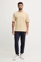 Памучна тениска Puma 629645 бежов AW25