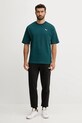 Puma pamut póló 629645 zöld AW25