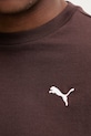 Bavlnené tričko Puma 629645 hnedá