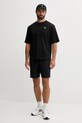Puma t-shirt bawełniany 629645 czarny AW25