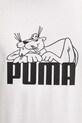 Bombažna kratka majica Puma 632087 bela