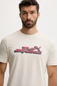 Puma t-shirt bawełniany beżowy 632111