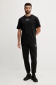Puma t-shirt bawełniany 688242 czarny AW25