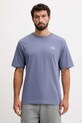Odzież The North Face t-shirt bawełniany NF0A8E4EBTR1 fioletowy