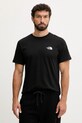 Odzież The North Face t-shirt bawełniany NF0A8EGUET91 czarny