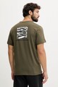 Ρούχα Βαμβακερό μπλουζάκι The North Face NF0A8E3HFA41 πράσινο