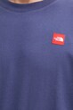 The North Face t-shirt bawełniany Redbox niebieski NF0A8EG5BOT1