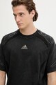 Бавовняна футболка adidas Originals Adilenium Tg Te чорний KF8538