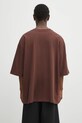 Odzież adidas Originals t-shirt bawełniany Oversize Tee KA0476 brązowy