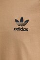 adidas Originals t-shirt bawełniany 3-Stripes Tee JY1370 beżowy