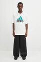 adidas Originals t-shirt bawełniany EQT Tee JW9129 biały
