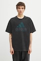 adidas Originals t-shirt bawełniany EQT Tee nadruk czarny JV5815