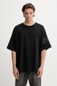adidas Originals t-shirt bawełniany Neu C Tee gładkie czarny HZ3700
