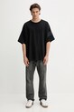 adidas Originals t-shirt bawełniany Neu C Tee HZ3700 czarny AW25